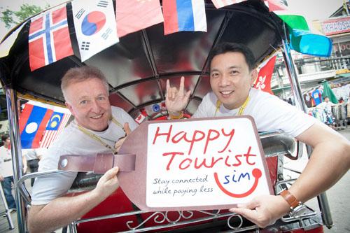 dtac warmly welcomes Thailand inbound tourists with the new "HAPPY TOURIST SIM"