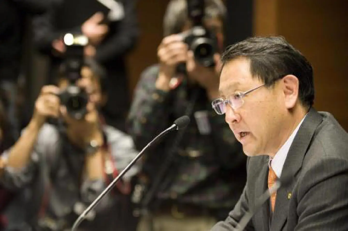Toyota's chief vows to stay Toyota's chief vows to stay