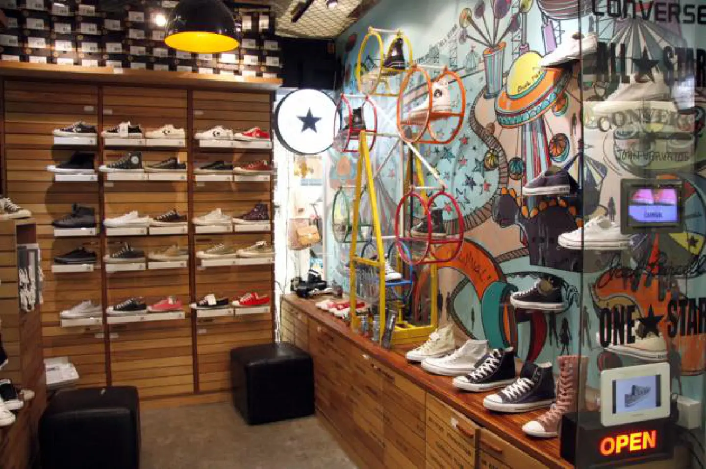 Kicking up with Converse Kicking up with Converse