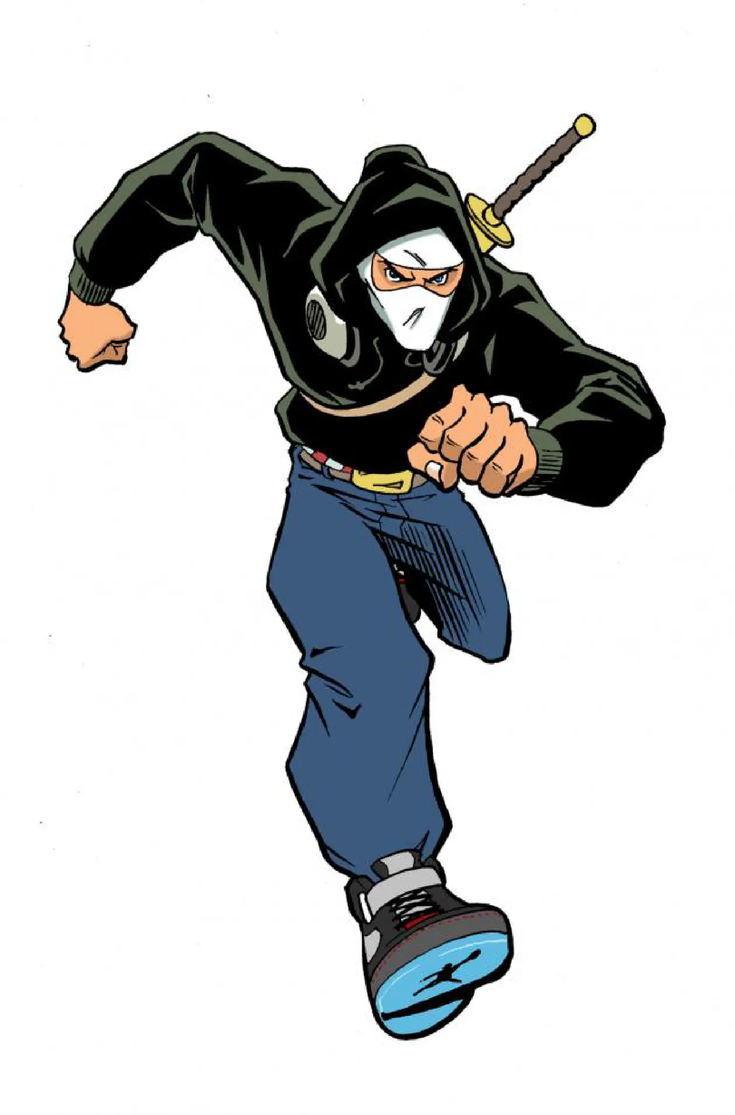 The ninja fights back The ninja fights back