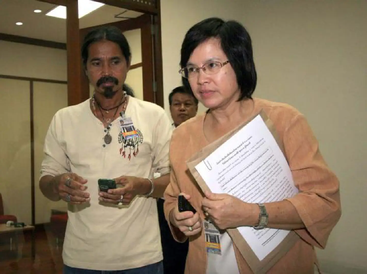 Activist backs farmers in Ayutthaya Activist backs farmers in Ayutthaya