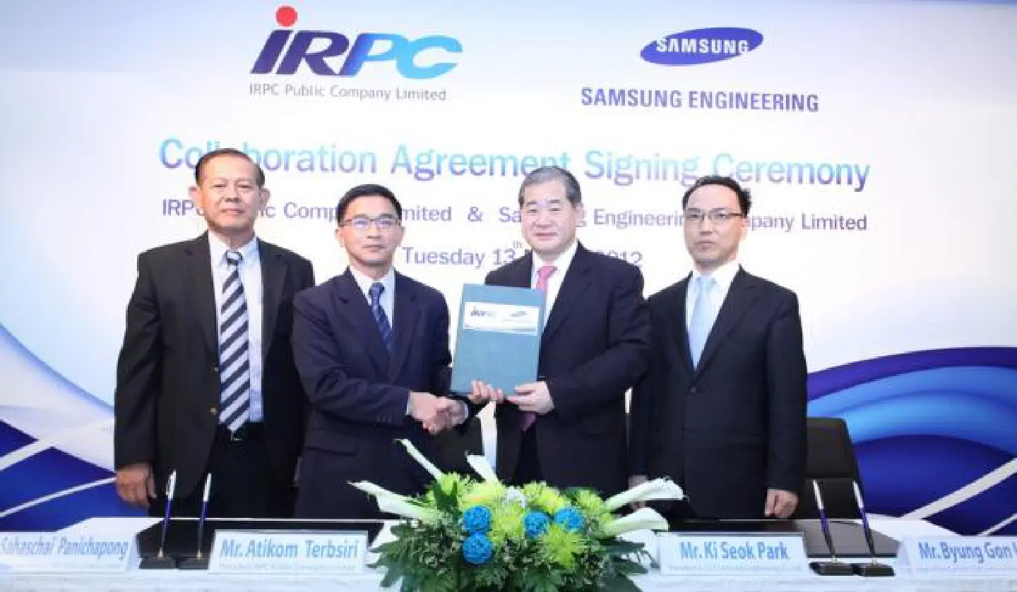 IRPC forms strategic cooperation with Samsung Engineering IRPC forms strategic cooperation with Samsung Engineering
