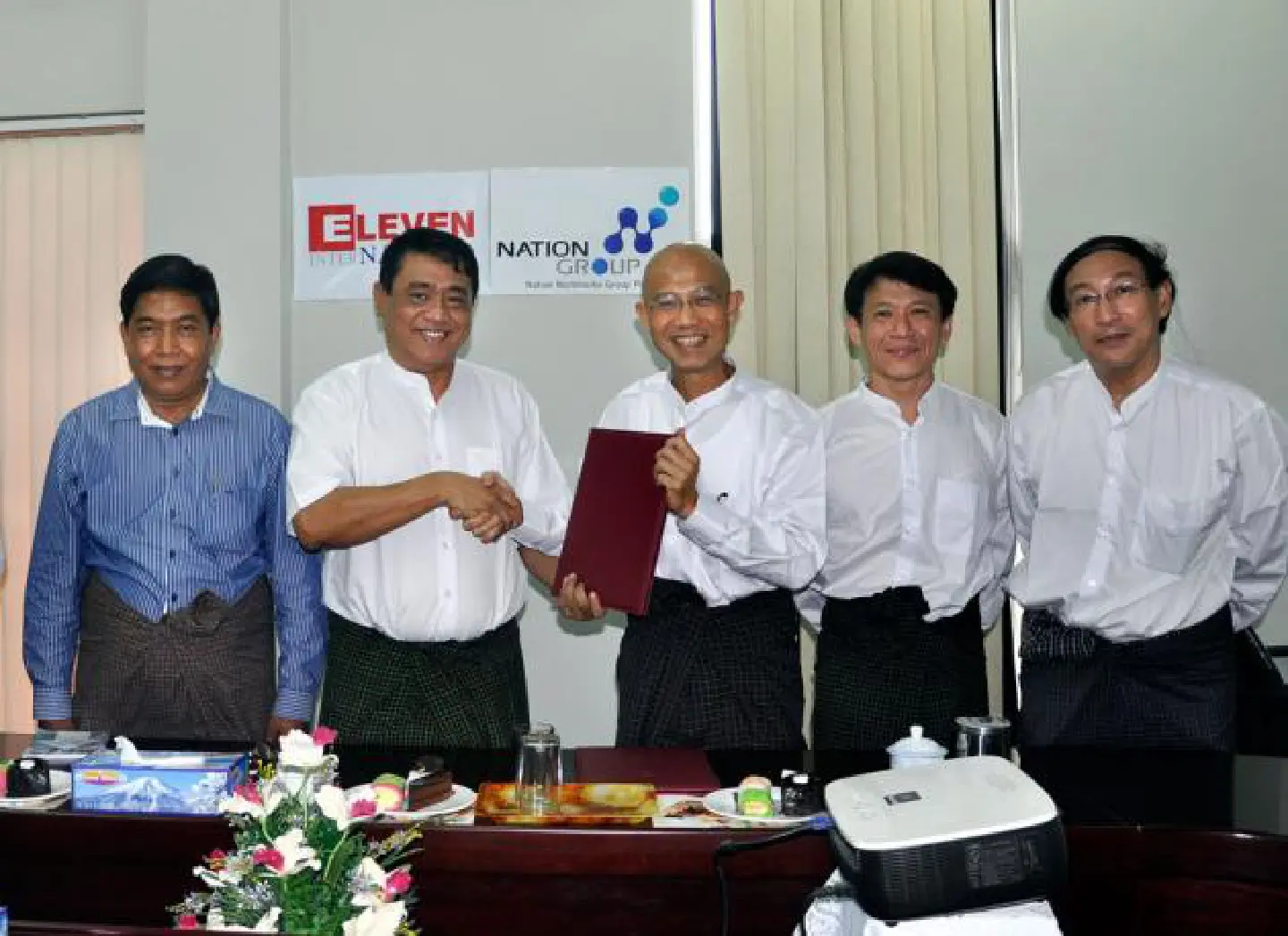 The Nation and Myanmar's Eleven Media sign a joint publishing venture pact