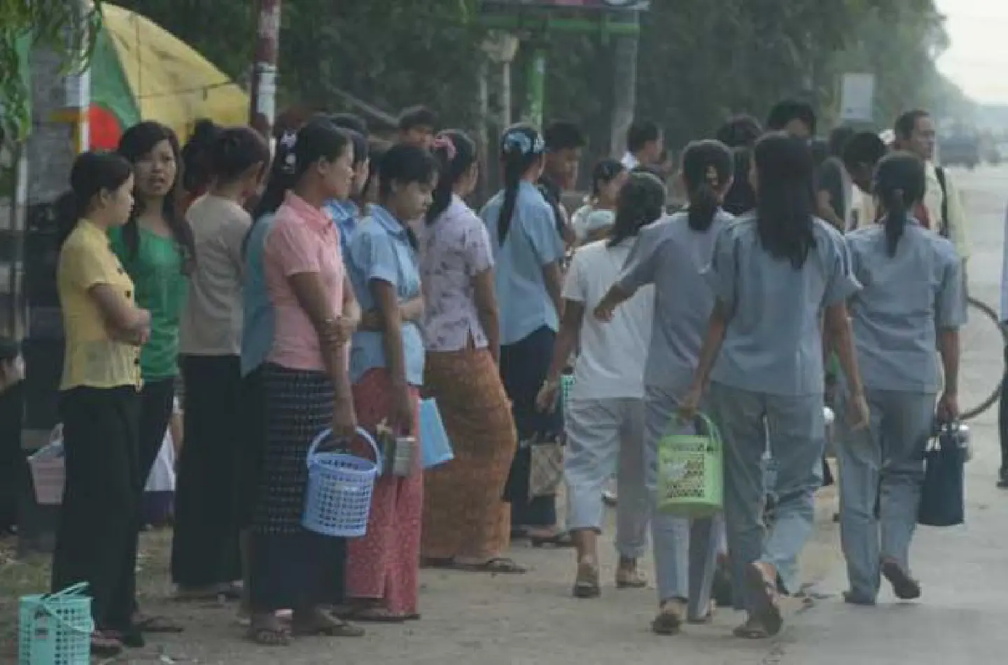 Low wages spark labor strikes in Myanmar Low wages spark labor strikes in Myanmar