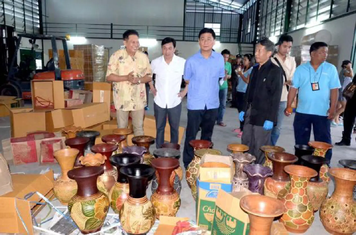 Terractta pots warehouse raided over drugs smuggling Terractta pots warehouse raided over drugs smuggling