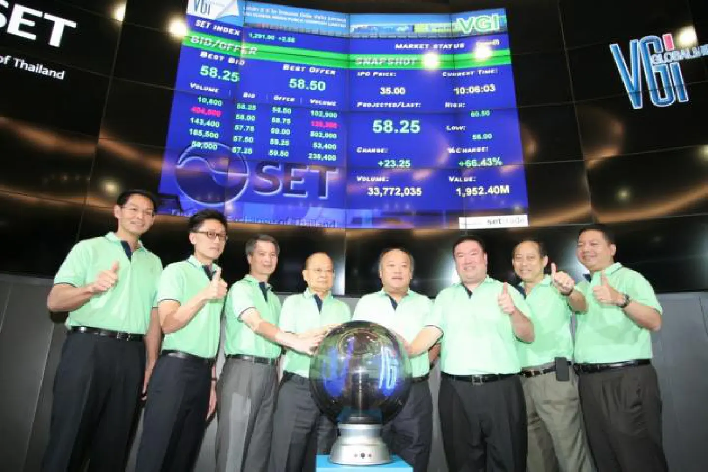VGI soars on opening day of trading VGI soars on opening day of trading