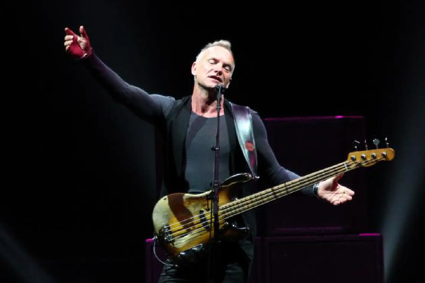Wrapped around Sting's finger Wrapped around Sting's finger
