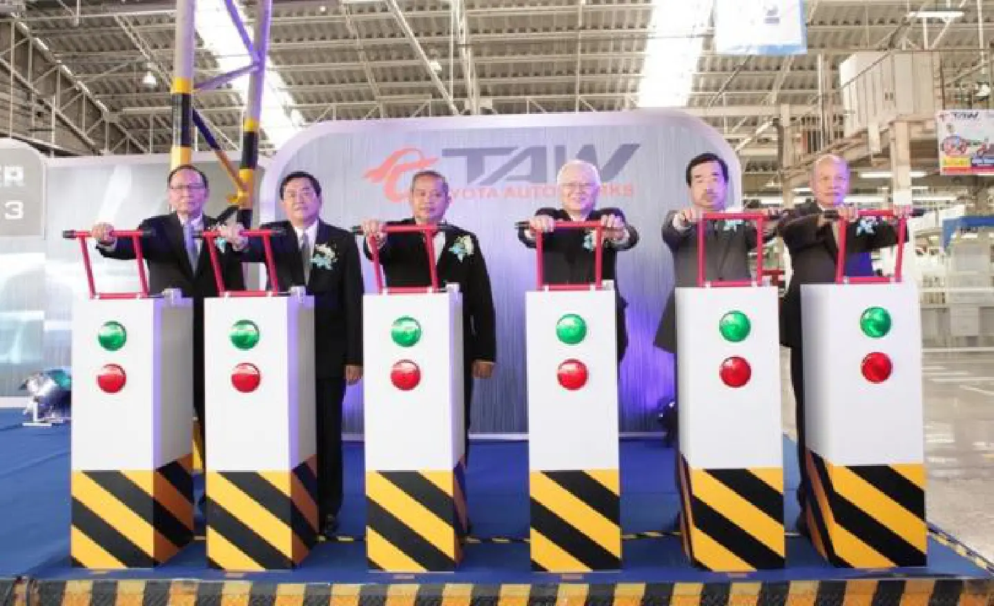 Local production of Hiace begins