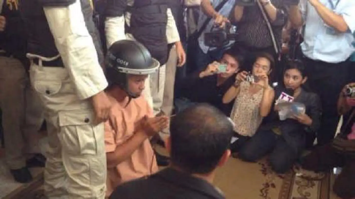 Rape and murder suspect forced to apologise Rape and murder suspect forced to apologise