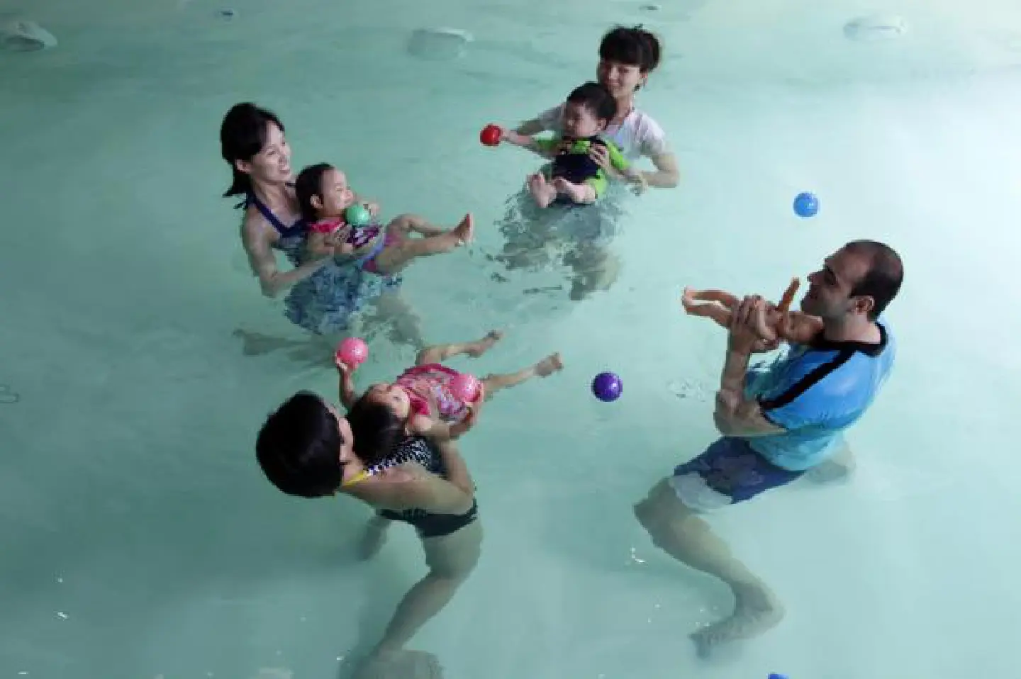 Little ones in the swim