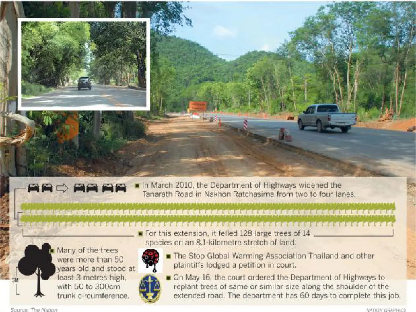 Court order to replant trees 'practicable' Court order to replant trees 'practicable'