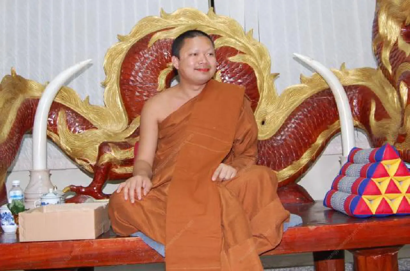 Monk had 10 bank accounts with daily transactions of Bt2m Monk had 10 bank accounts with daily transactions of Bt2m