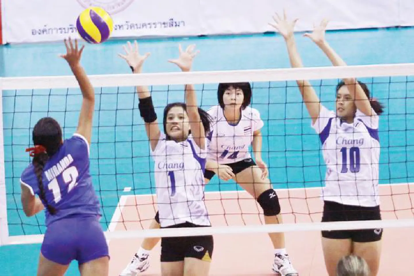 Host girls ride hot form to second round