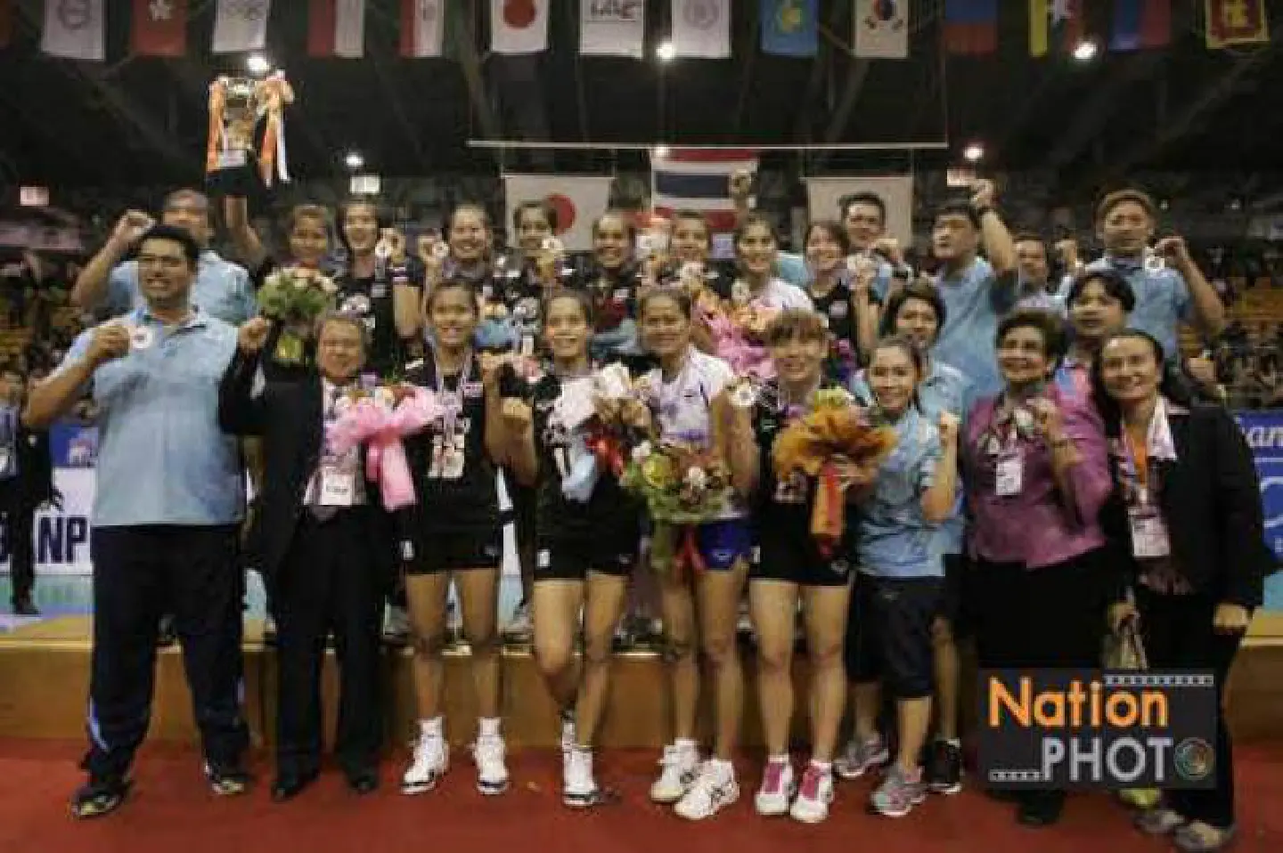 Thai women Volleyball are champs of Asia Thai women Volleyball are champs of Asia