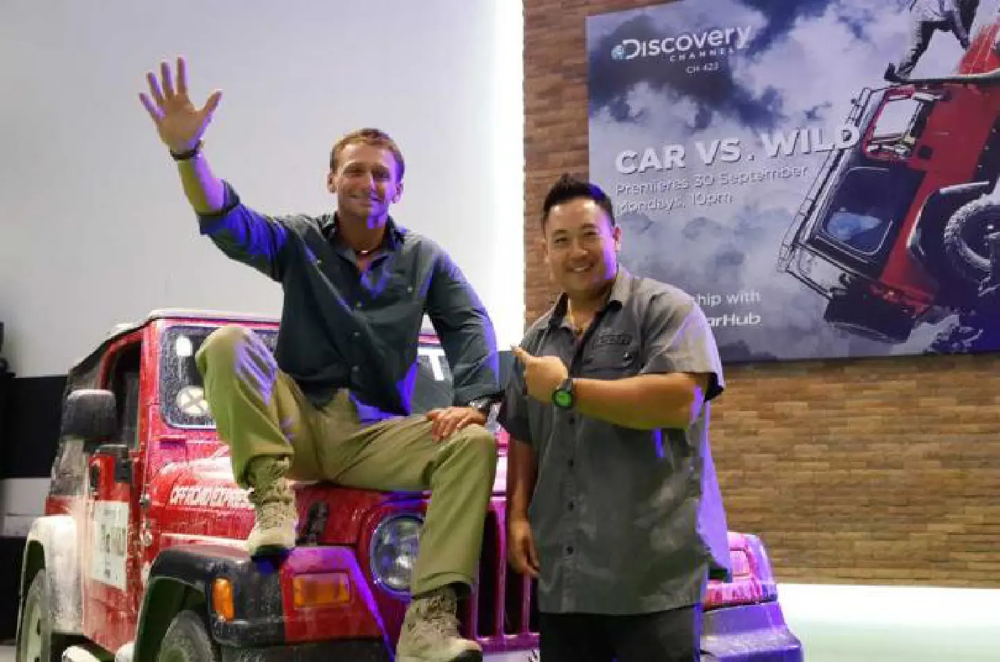 Two men and a car Two men and a car