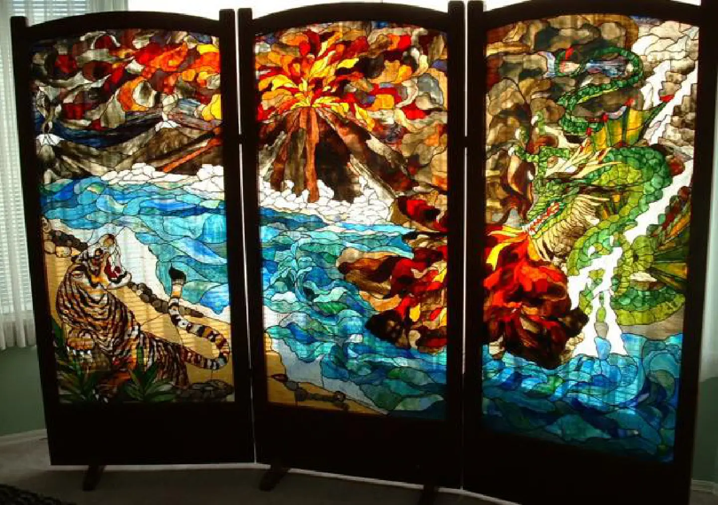 The magic aura of stained glass The magic aura of stained glass