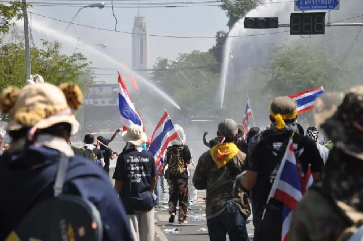 Chemicals sprayed on protesters identified Chemicals sprayed on protesters identified