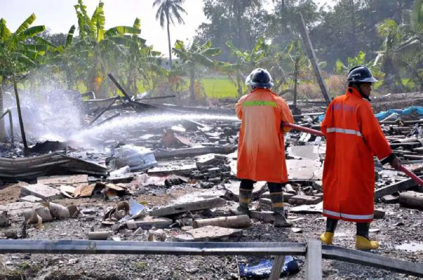 Explosions at fireworks factory kill two Explosions at fireworks factory kill two