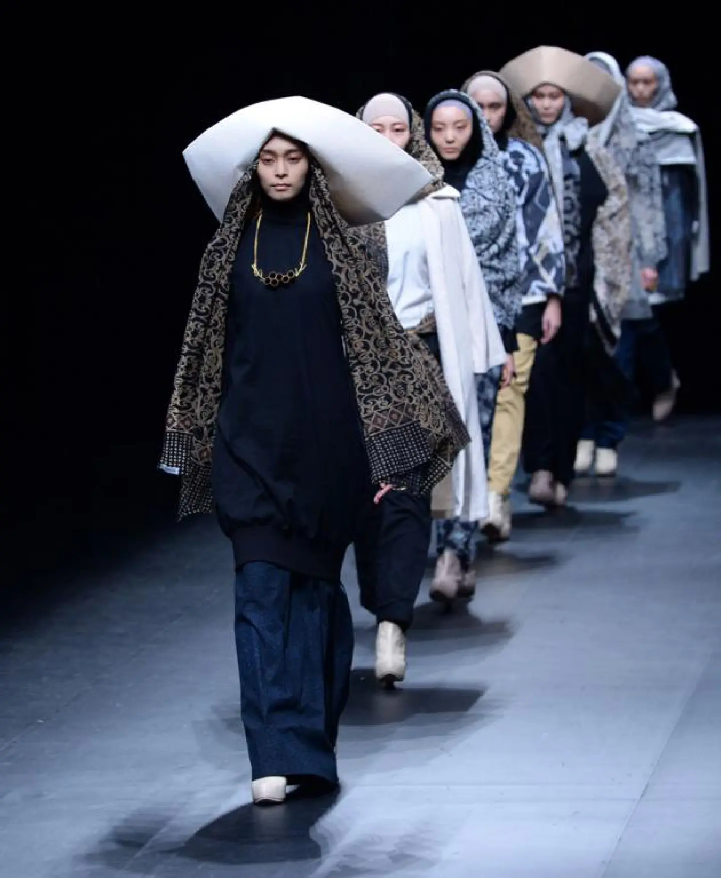 The hijab for the catwalk The hijab for the catwalk
