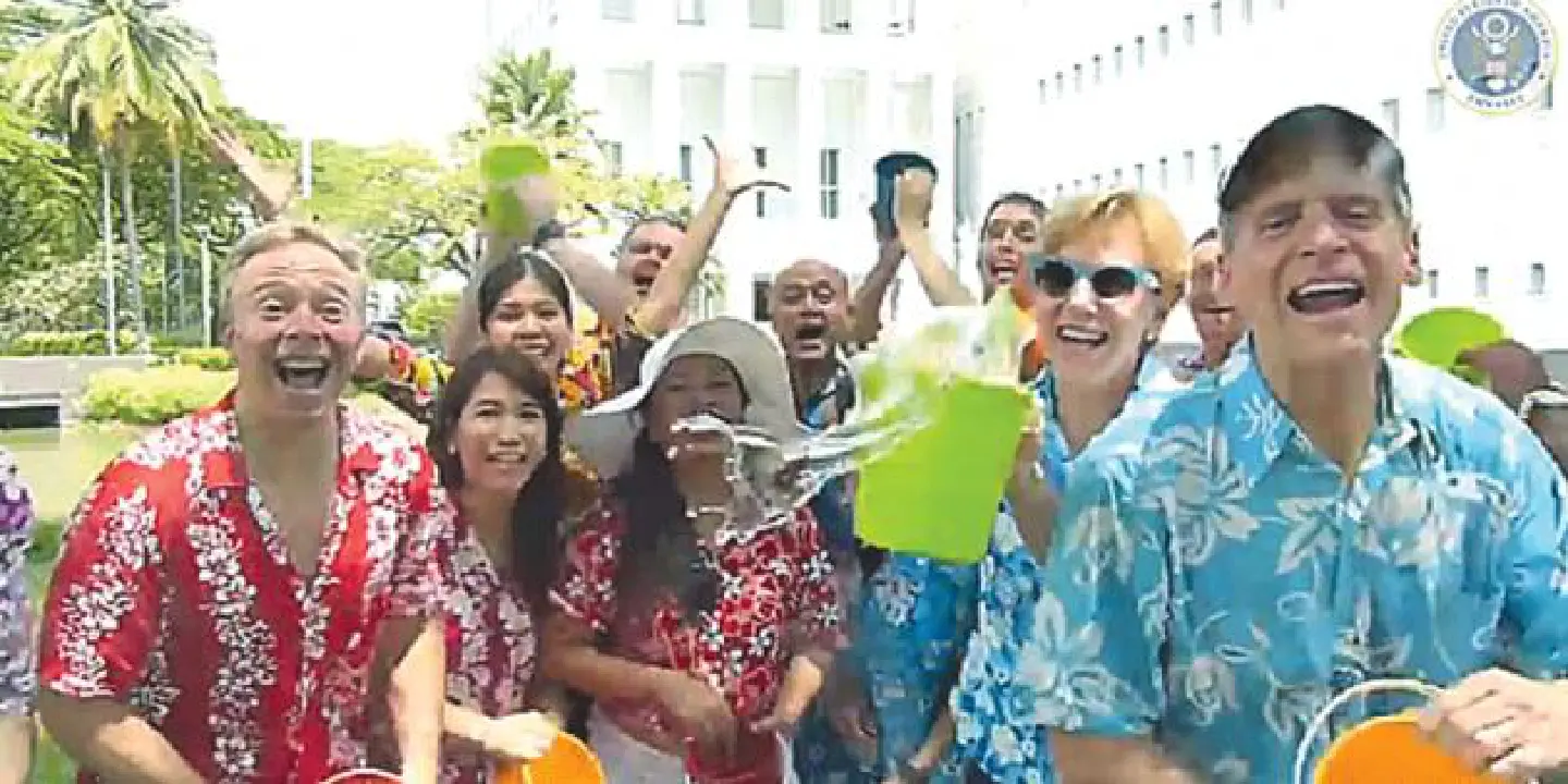 Getting into the spirit of Songkran