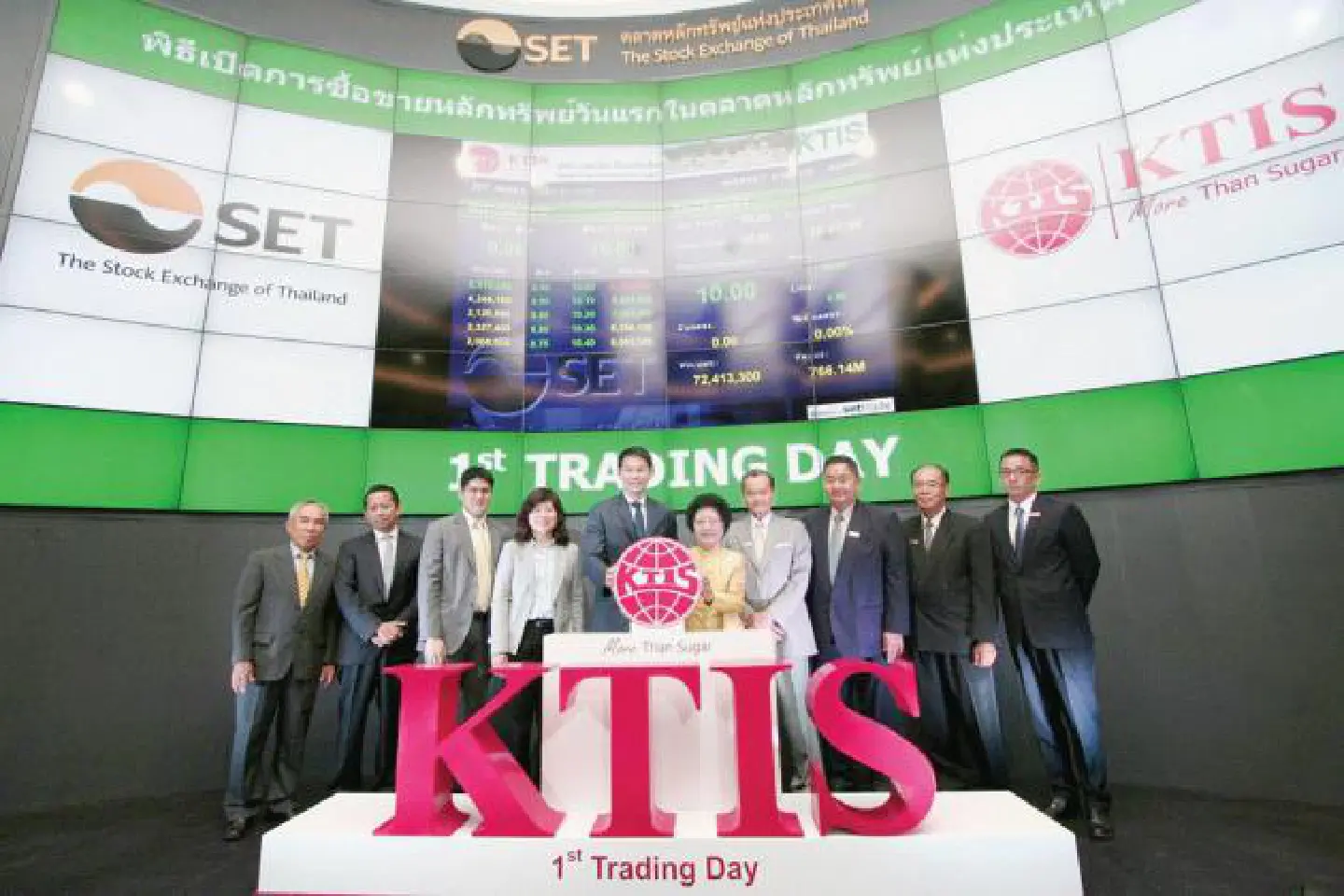 KTIS trades on SET under F&B sector KTIS trades on SET under F&B sector