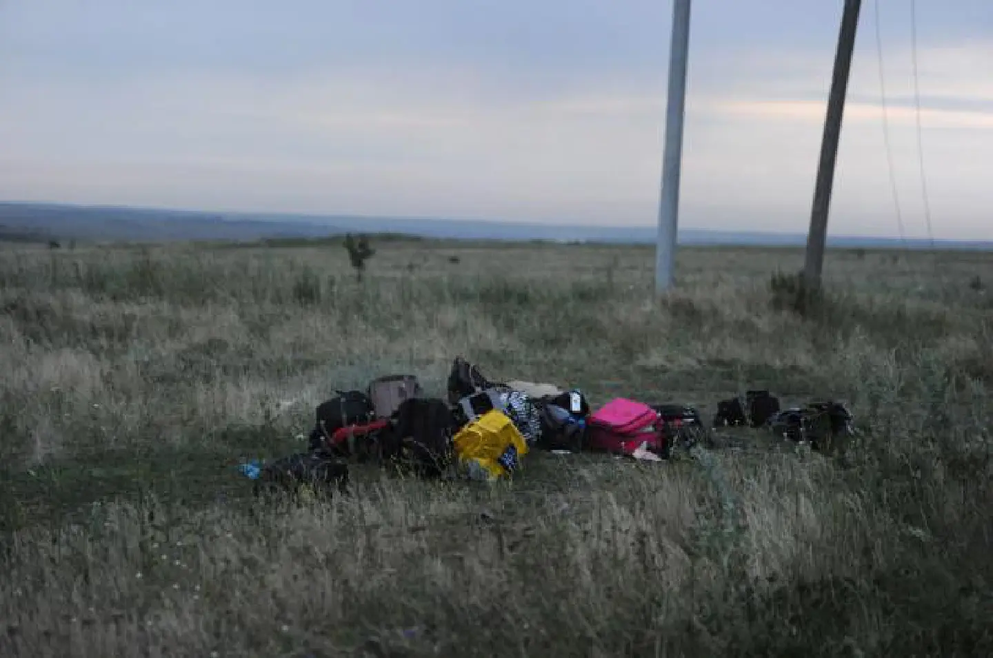 Bodies scattered in crash site Bodies scattered in crash site