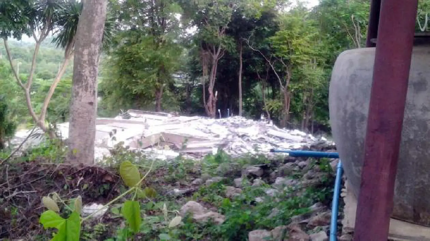 Homes encroaching on forest reserve torn down Homes encroaching on forest reserve torn down
