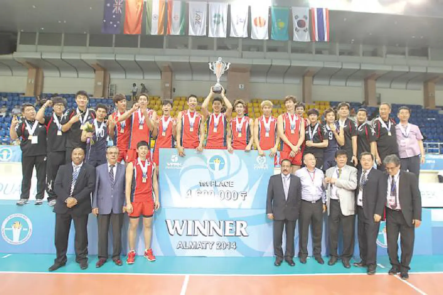 Koreans kill off India for volleyball title