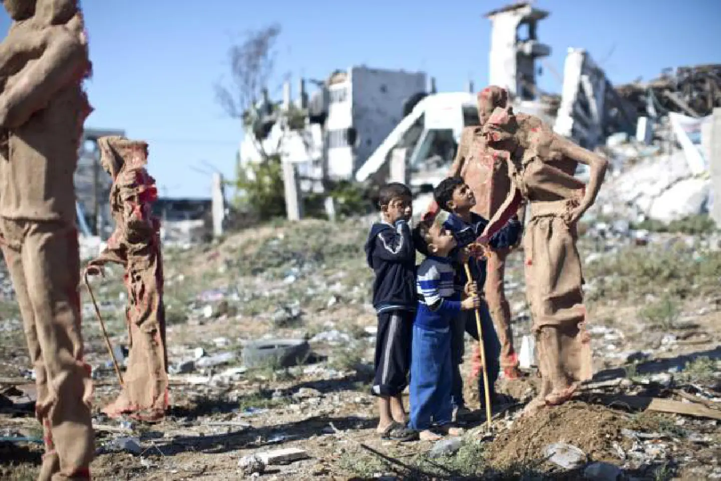 Gaza's pain caught in clay Gaza's pain caught in clay