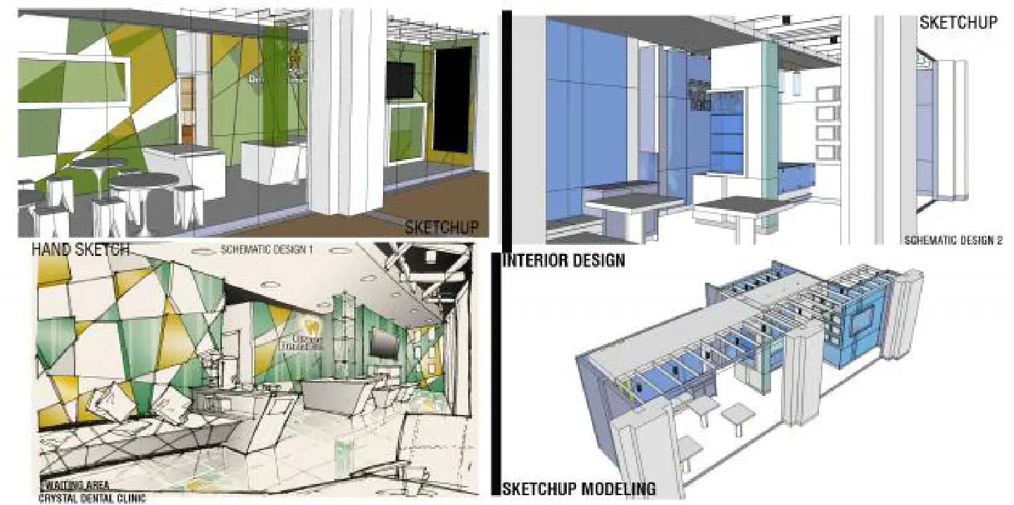 Hand-Sketch vs Sketchup: tools for helping designers
