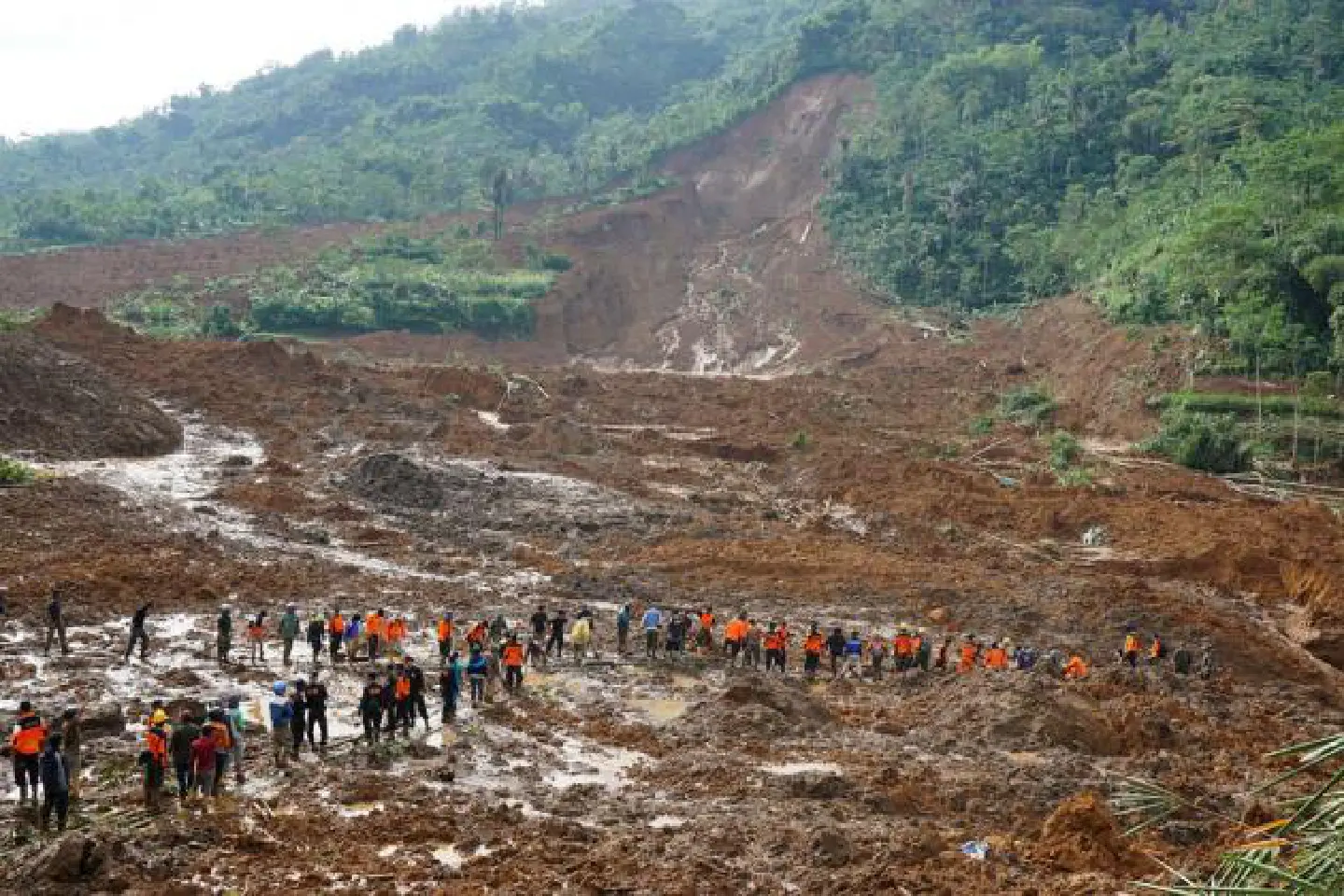17 dead, nearly 100 missing in Indonesian landslide: official 17 dead, nearly 100 missing in Indonesian landslide: official