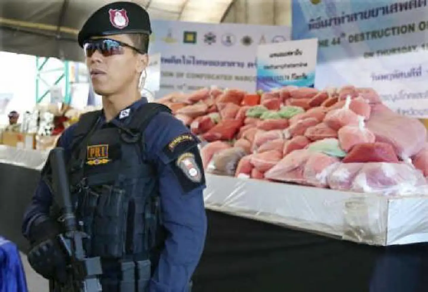 Two tonnes of narcotics incinerated Two tonnes of narcotics incinerated