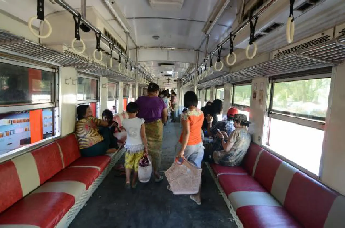Yangon trains to be entirely air-conditioned