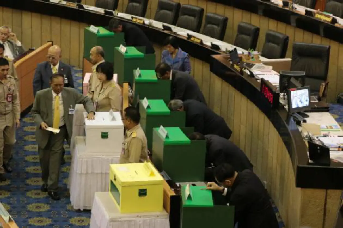 Most military officers voted against the former prime minister Most military officers voted against the former prime minister