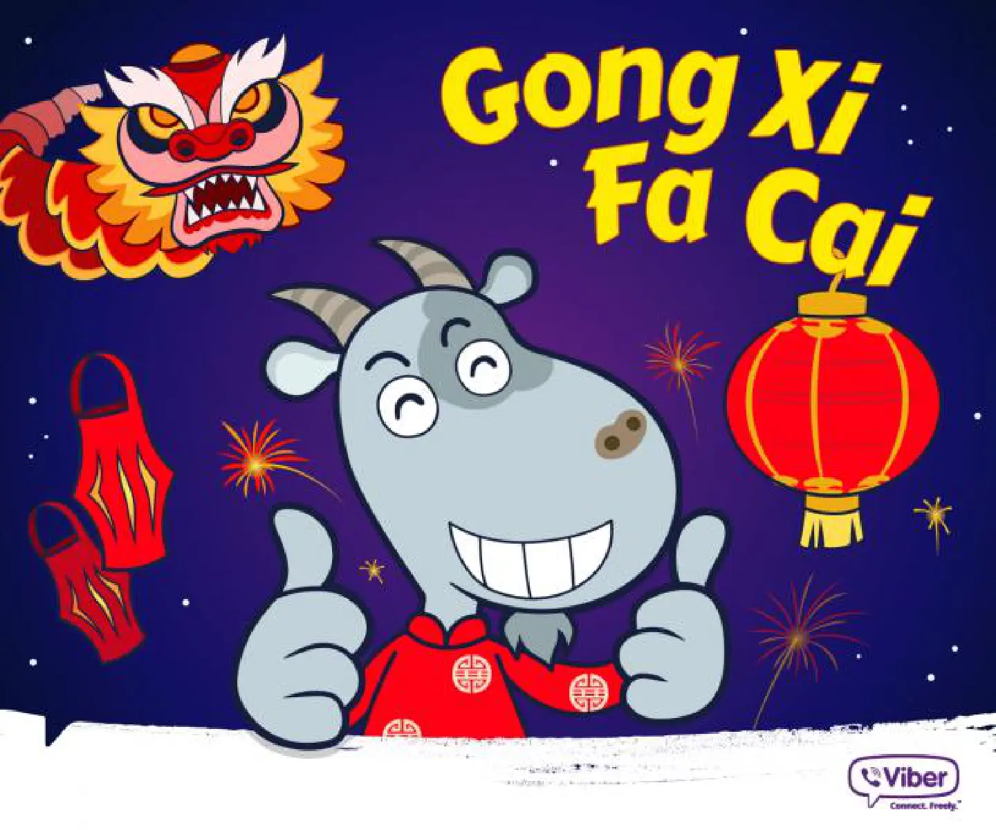 Viber welcomes the Year of the Goat with new sticker pack