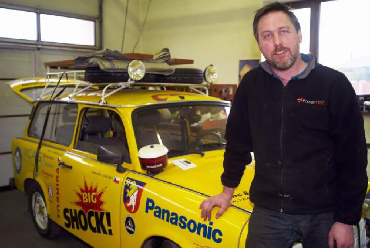 On the road with a Trabant