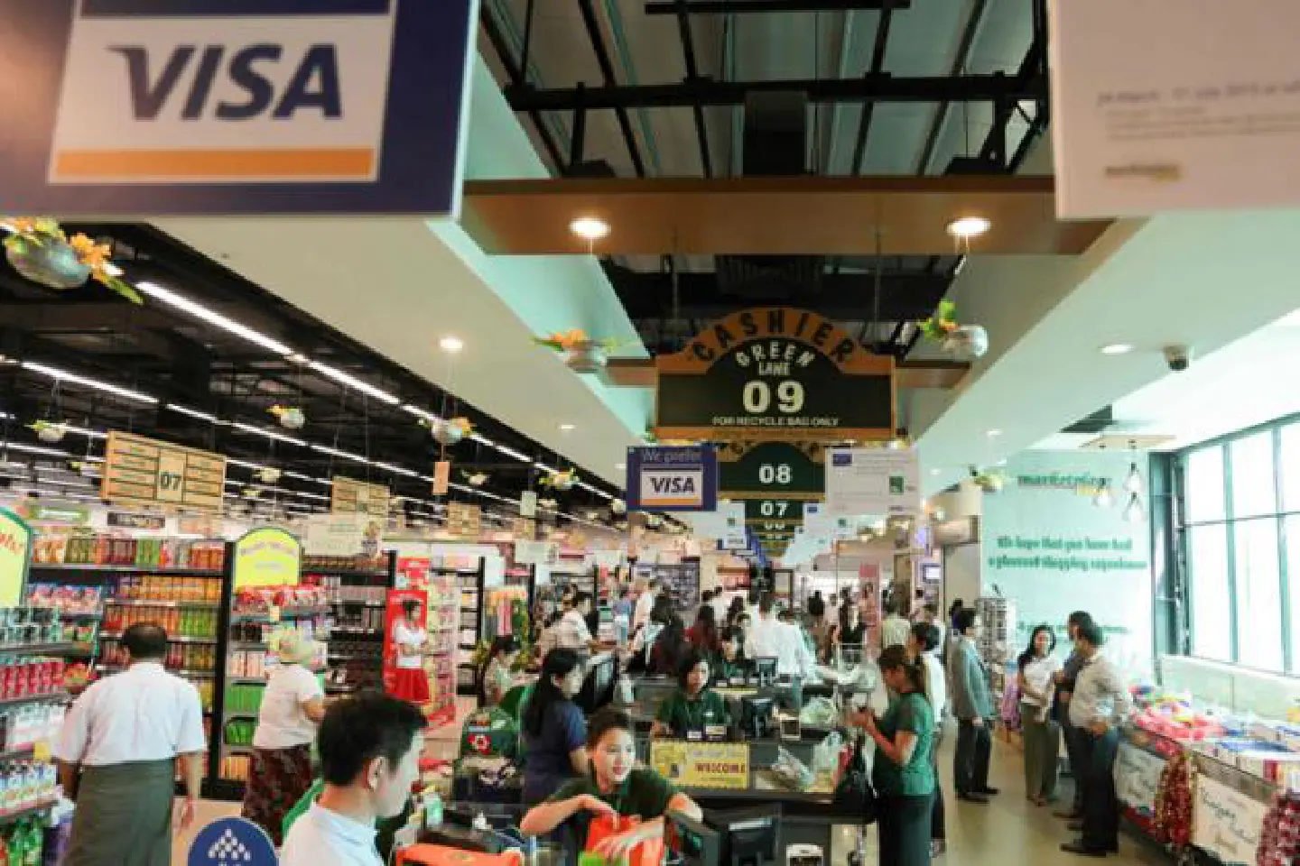 Visa cards welcomed at City Mart