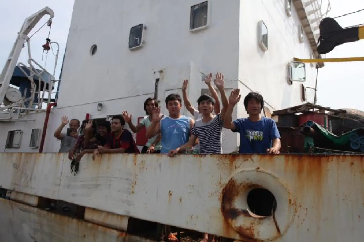 Foreign Crewmen Rescued in Bangkok Foreign Crewmen Rescued in Bangkok