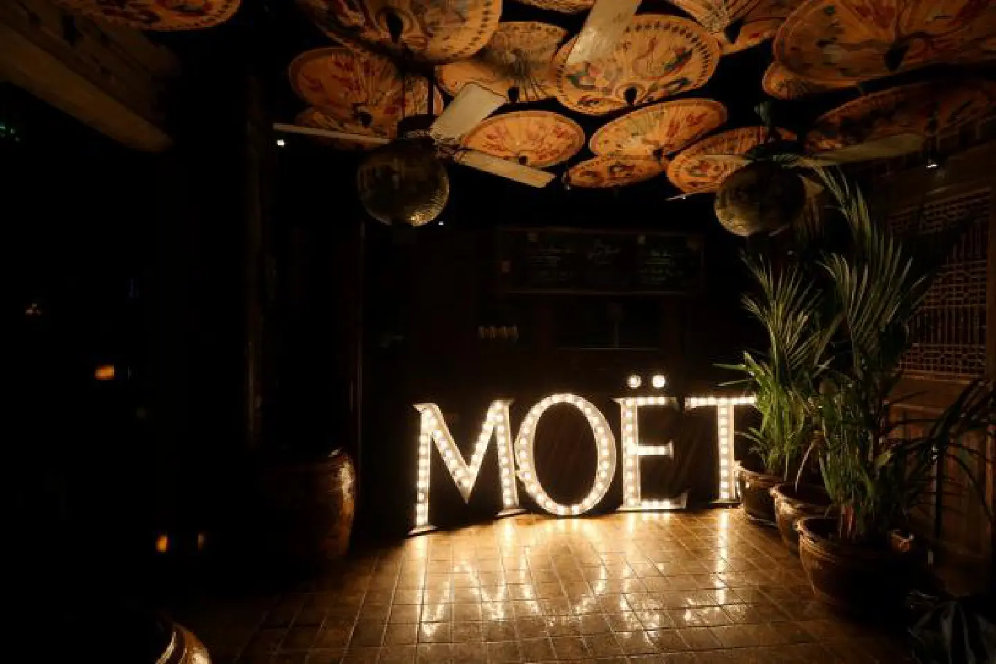 Bottoms up for the "Mini Moet" Bottoms up for the "Mini Moet"