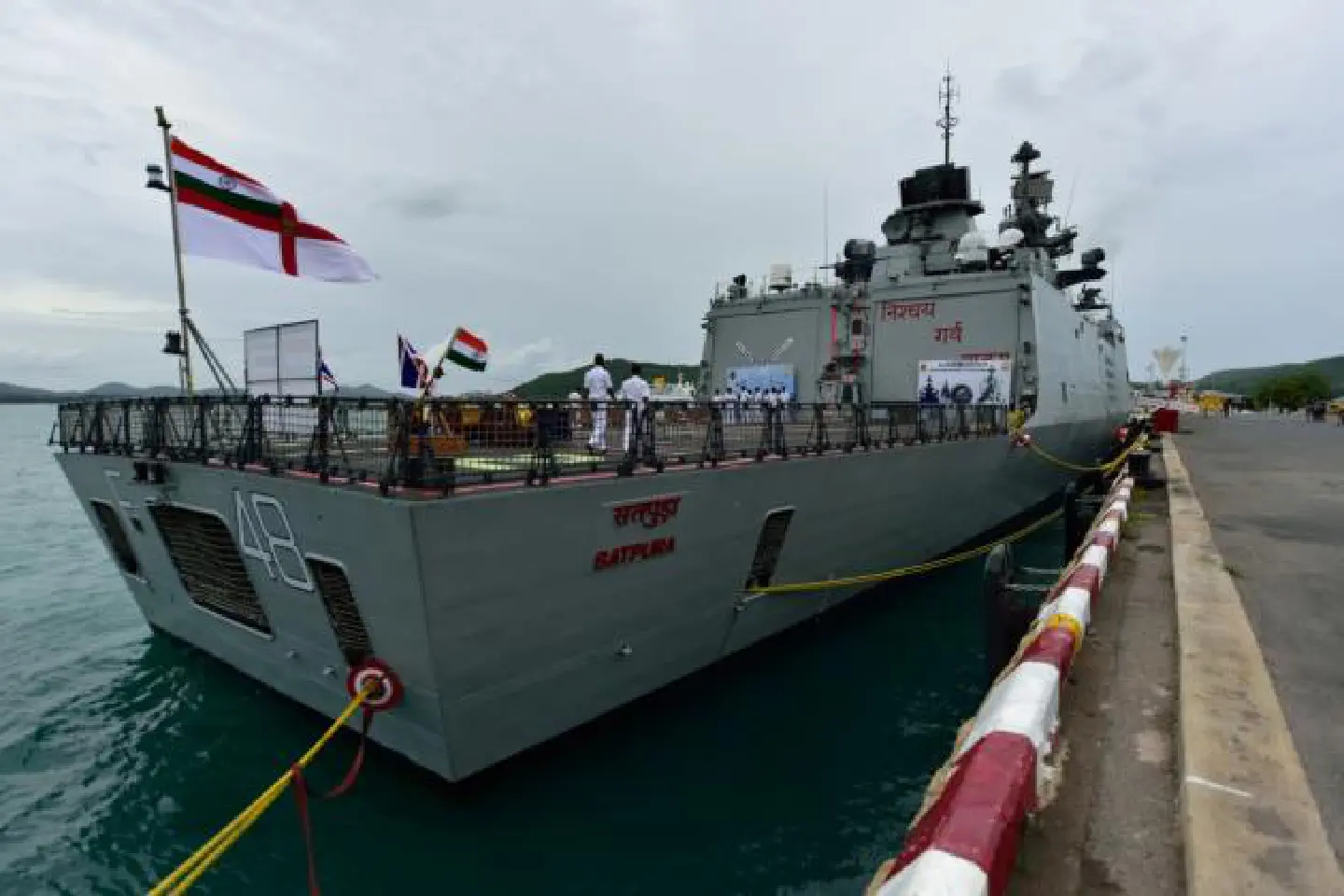 Indian vessels dock at Sattahip to boost bilateral defence ties