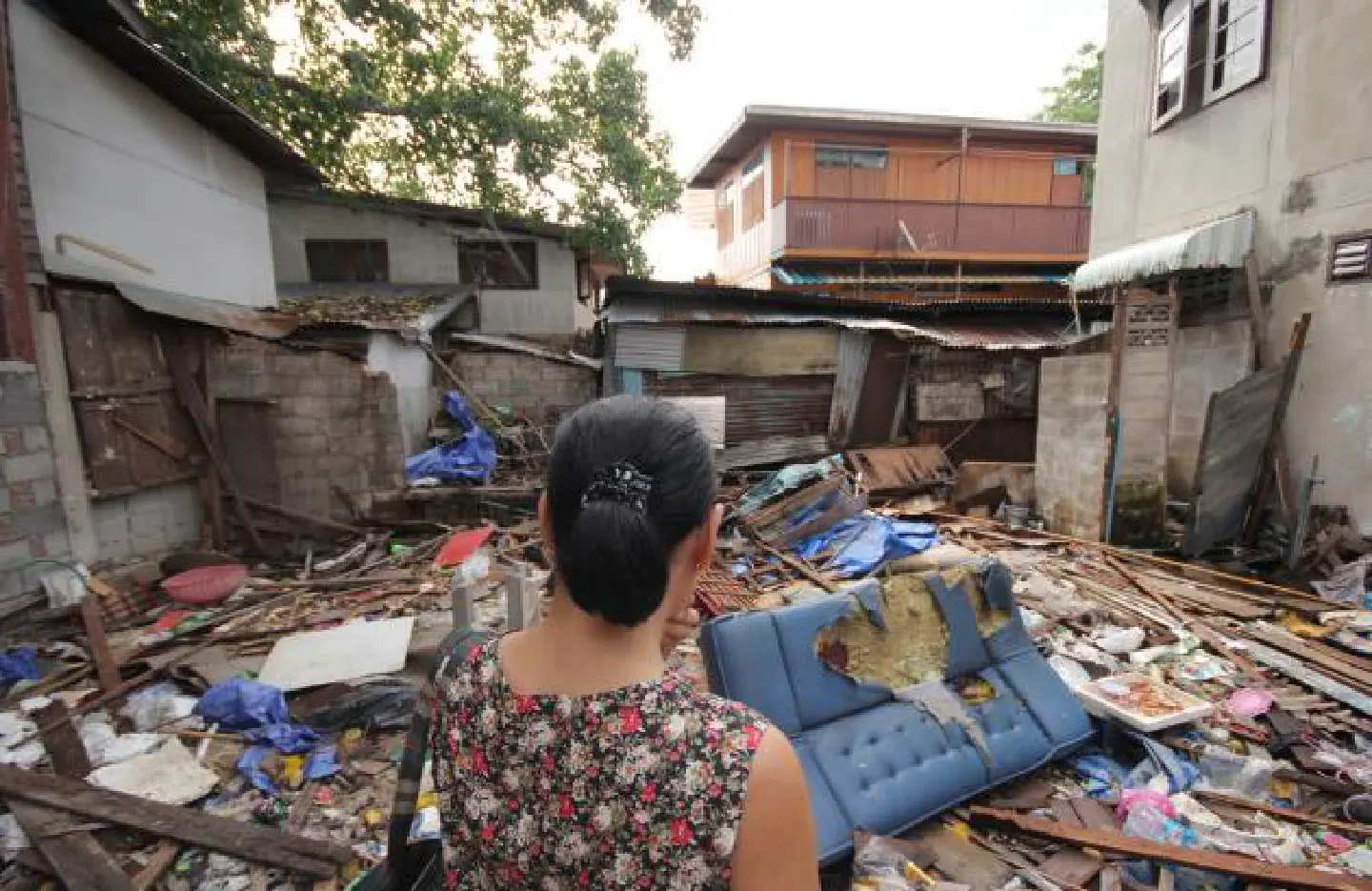 A community swept away