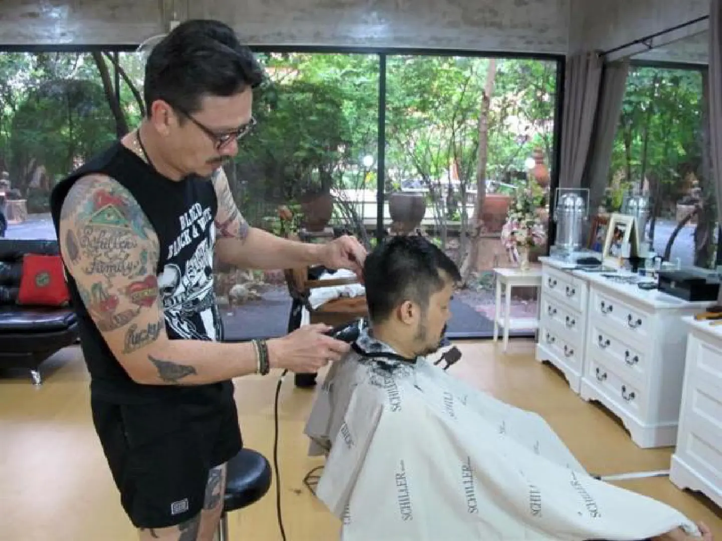 Usually its hairdressers turning |into actors, but not for Kirk Usually its hairdressers turning |into actors, but not for Kirk