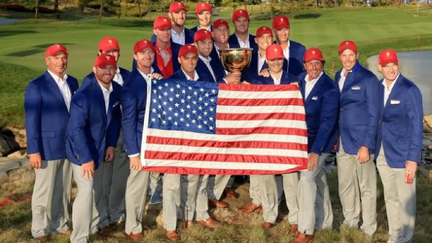 US SURIVES NAIL-BITING FINISH TO WIN PRESIDENTS CUP BY ONE POINT US SURIVES NAIL-BITING FINISH TO WIN PRESIDENTS CUP BY ONE POINT