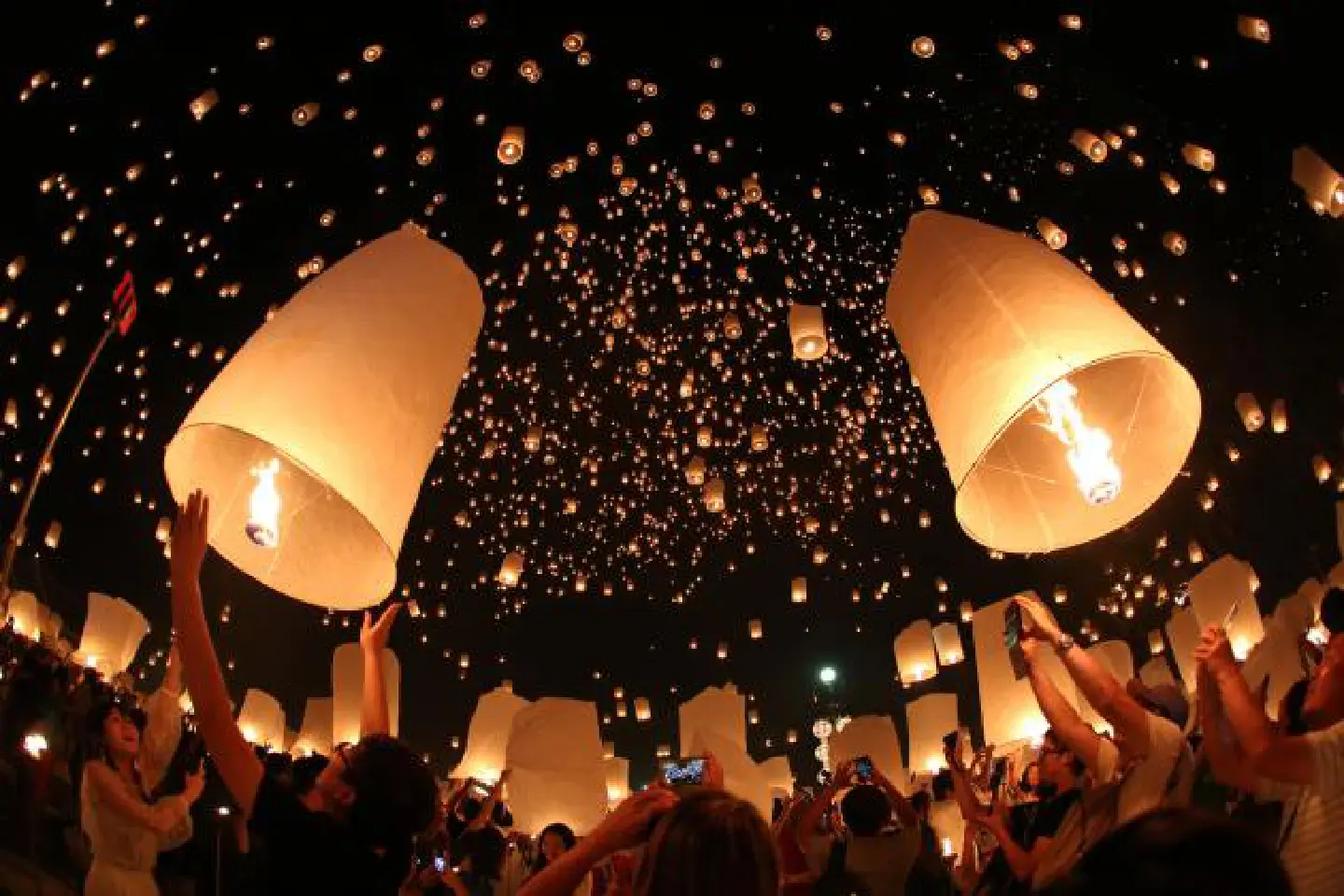 Flights cancelled over floating lantern fears Flights cancelled over floating lantern fears