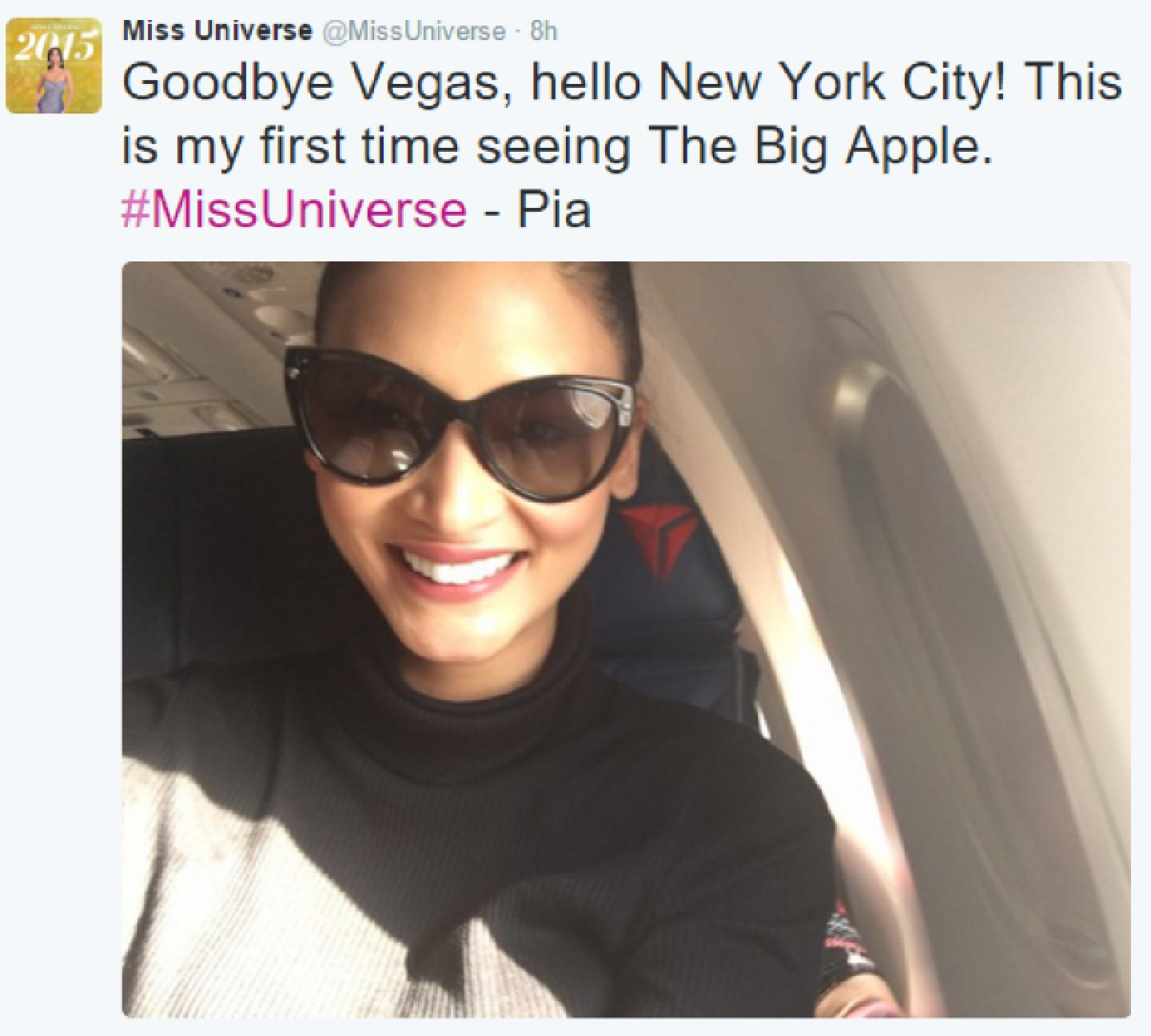 Miss Universe Pia Wurtzbach’s Twitter account deactivated