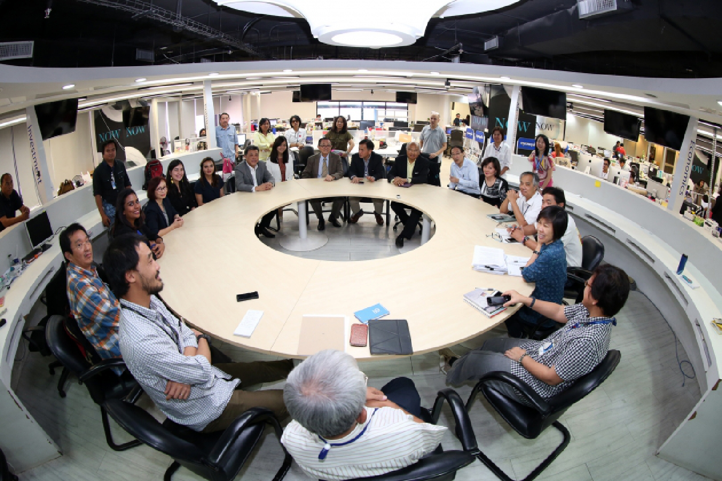 Malaysian media group impressed Malaysian media group impressed