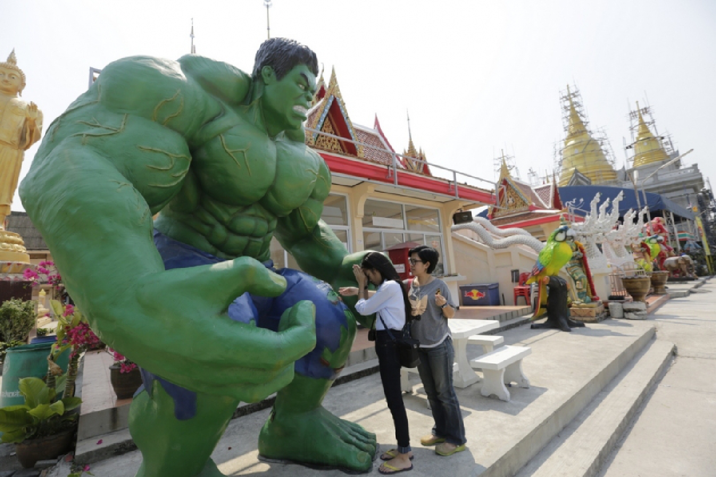 A temple seeks superheros' help A temple seeks superheros' help