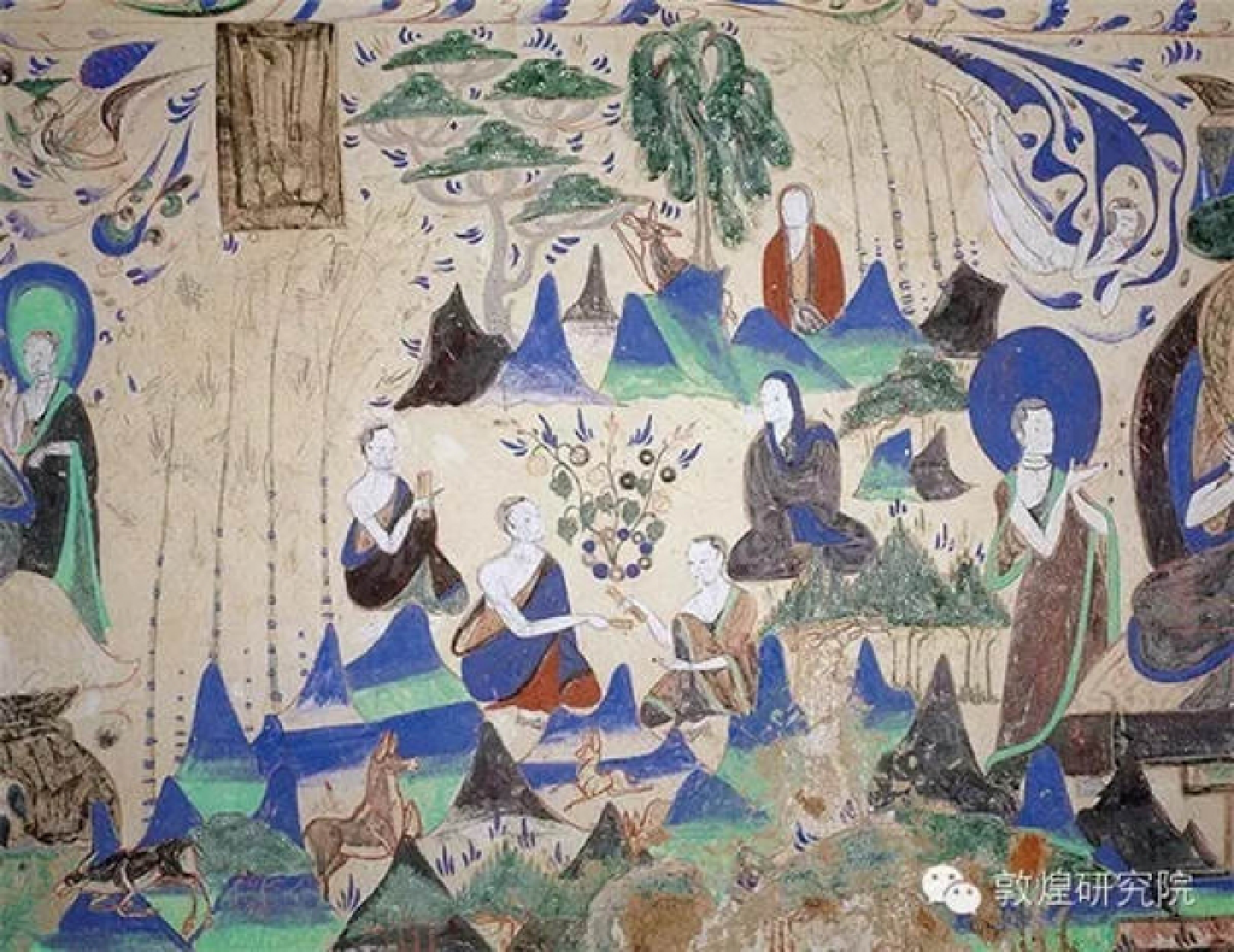 Dunhuang mural paintings tell stories of trees Dunhuang mural paintings tell stories of trees
