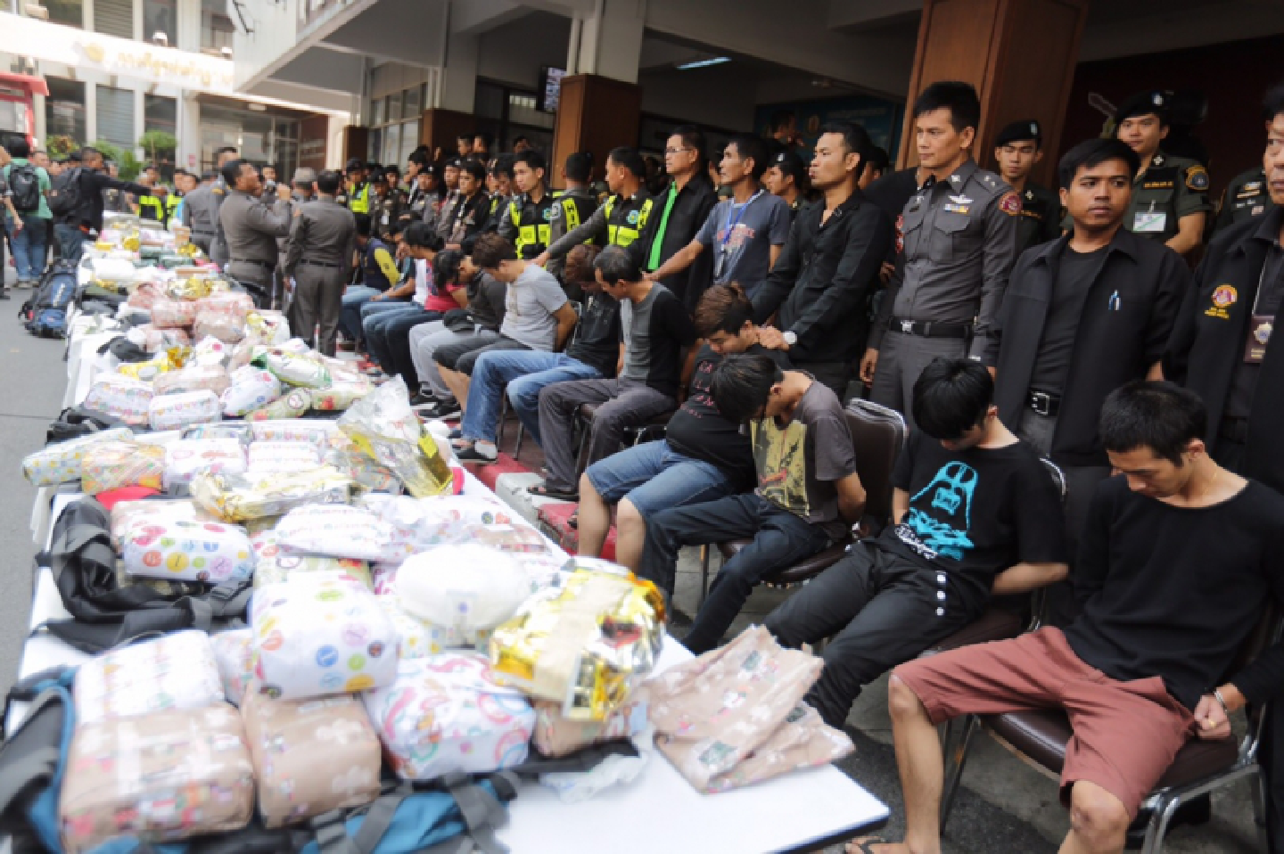 Malaysian drug ‘mules’ nabbed on train with huge haul of ‘ice’, heroin