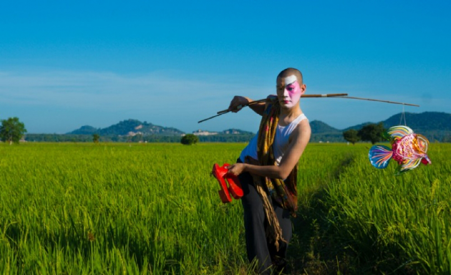 Make a scarecrow at Kedah Paddy Heritage festival